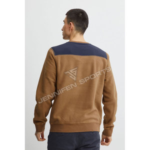 Sweat-shirt décontracté pour homme, couleur unie, tissu quatre textures, coupe ample, avec logo personnalisé, idéal pour les sports d'hiver – Nouvelle collection très demandée - Product Image 6