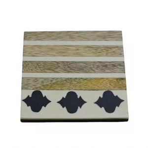 Posavasos respetuosos con el medio ambiente, alfombrillas de resina única y madera para taza de té, almohadillas de último diseño de moda, posavasos de vidrio para el hogar - Product Image 5