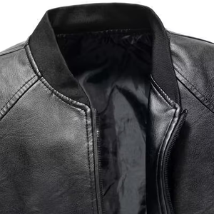 Veste en cuir PU pour homme, très vendue, de qualité supérieure, personnalisable, respirante, prix de gros, veste d'hiver - Product Image 4