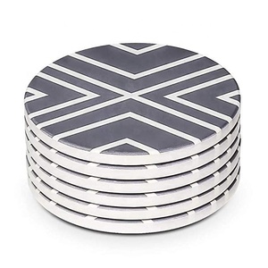 Best Coaster Printed Wood Meena Modern Luxury Tea Coffee Coasters for Home Decor Hotels Handmade Collection Extra Large - Product Image 5