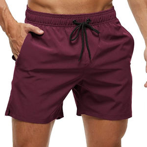 Pantalones Cortos de Playa Personalizados con Logotipo para Hombre, de Secado Rápido, Impermeables, Sólidos, con Estampado Personalizado, Cintura Elástica Informal - Product Image 5