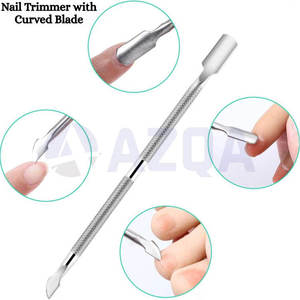 Kit d'outils professionnels en acier inoxydable pour manucure et pédicure, pince à cuticules, ciseaux, repousse-cuticules, ensemble de soins des ongles - Product Image 2