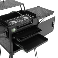 Wild Land Kitchen Box V2 Pro Opvouwbare Campingkeuken Tafel Kooktoestel Moderne Design >5L Capaciteit Draagbare Buitenkookset