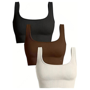 Women Fitness Sports <b>Bra</b> Lightweight Comfort <b>Stretch</b> Running Gym Workout Training Active Wear Top - Product Image 3