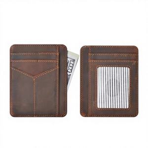 Porta Pasaportes de Cuero Genuino SUPERIOR TRADERZ con Bloqueo RFID y Cierre de Cremallera - Cartera Multifuncional para Tarjetas de Crédito y Documentos - Product Image 2