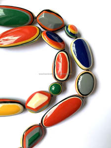 Collar de cuentas de resina de Ángel hermoso pulido alto personalizado para mujer accesorio de moda hecho a mano de lujo de la mejor calidad - Product Image 4