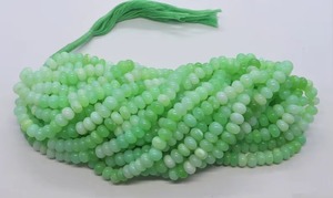 Cuentas Redondas Lisas de Ópalo Verde Natural Increíble de 8 mm y 8.5 mm, Cuentas de Ópalo Verde Sombreado Tipo Loro de 16 Pulgadas, Gema de Ópalo Verde Genuino - Product Image 5