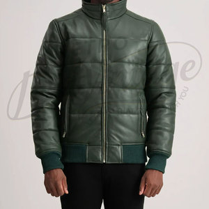 Manteau long en cuir matelassé marron pour homme avec capuche amovible, parka d'hiver chaude et rembourrée, coupe-vent longueur genou - Product Image 3