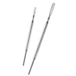 Popular Eyelash Curler Stainless Steel <b>Makeup</b> Lash Lifting <b>Tools</b> Eyelash Perming Extension <b>Tools</b> with Brush - Product Image 2