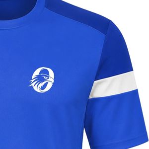 Royal Blue Women Rugby Jersey Short Sleeve Sports Team Shirt Uniform Training Match Wear Outdoor Athletic Apparel Clothing - Product Image 6