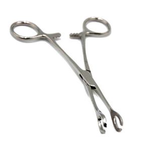 Professional Stainless Steel Sponge Forceps Clamp for Ear, Lip, Navel, Nose, Tongue, Septum Piercing All Sizes Available - Product Image 1