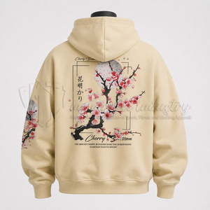 Sudadera con Capucha Personalizada para Hombre, Estilo Urbano, Oversize, con Estampado en las Mangas, Logotipo Personalizado, Fabricante Mayorista - Product Image 2