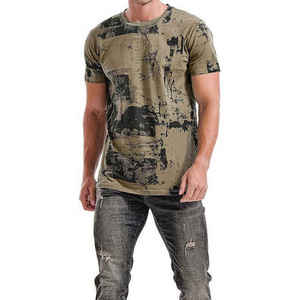 เสื้อยืดลำลองผู้ชาย คอกลม ยืดได้ ทรงเข้ารูป - Product Image 2
