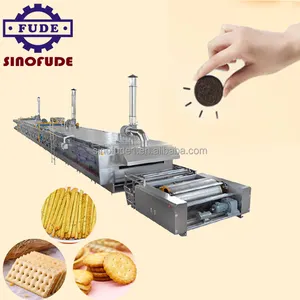 Mesin pembuat biskuit universal kapasitas besar kualitas tinggi garis biskuit biskuit lembut dan keras