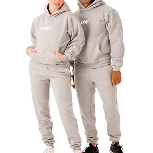 Vente en gros OEM Ensemble pantalons de survêtement et sweats à capuche brodés pour hommes 2025 jogging d'hiver unisexe Survêtements unisexes - Product Image 1