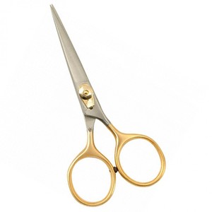 Ciseaux de pêche en acier inoxydable chirurgical avec boucles dorées de 4 pouces, prix de gros, livraison rapide, ciseaux de pêche d'extérieur - Product Image 5