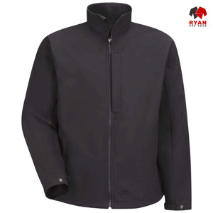 แจ็คเก็ตซอฟต์เชลล์แบบมีซิปสำหรับผู้ชาย ดีไซน์สั่งทำพิเศษจาก Ryan Pro Gear พร้อมโลโก้สั่งทำพิเศษ ระบายอากาศได้ดี - Product Image 3
