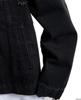 Vestes en jean d'hiver pour hommes de haute qualité, respirantes, séchage rapide, personnalisables, grandes tailles, 100 % coton, style streetwear, délavées à l'acide