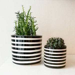 Juego de Macetas de Cerámica Esmaltada Artesanal con Acabado Rústico, Diseño Duradero y Elegante para Decoración de Plantas en Interiores y Exteriores - Product Image 4
