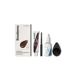 Kit de Tinte para Cejas OXYGEN J2 de un Solo Tono, Tinte Impermeable en Gel Híbrido y Líquido en Crema para Aplicación en Ojos - Product Image 5