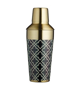 Shaker à cocktails artisanal en acier inoxydable pour bars et fêtes, finition argentée, accessoires de bar. - Product Image 2