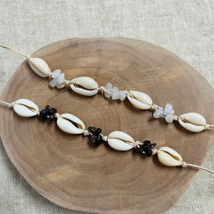 Seashell <b>Bracelet</b> Handmade Beach Jewelry Boho Style <b>Adjustable</b> Made in Viet Nam - Product Image 3