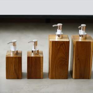 Elegant Designer <b>White</b> Wooden Dispense <b>Bathroom</b> <b>Set</b> Elegant Interior <b>Accessories</b> for Bath & Toilet Supplies - Product Image 4