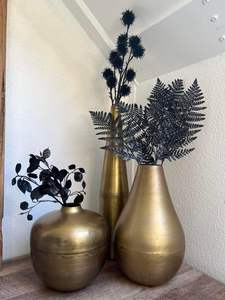 Maceta metálica industrial para interiores con orificio de drenaje para el hogar y el jardín, contenedor negro para plantas - Product Image 5