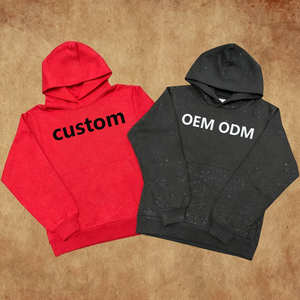 เสื้อฮู้ดดี้โอเวอร์ไซส์ผ้าฝ้ายเฟรนช์เทอร์รี่คุณภาพสูง 100% แขนยาว คอฮู้ด พิมพ์ลายกราฟิก 3 มิติ แบบนูน ประดับคริสตัล VVS ODM - Product Image 1