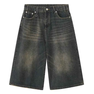 Nueva Tendencia de Verano, Pantalones Cortos de Mezclilla para Hombre, Shorts de Mezclilla Delgados para Hombre, Servicio OEM Personalizado - Product Image 4