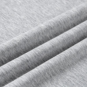 T-shirt uni à manches courtes pour homme, col rond, tricoté, coupe ample, décontracté, personnalisable avec motif imprimé, saison estivale - Product Image 4