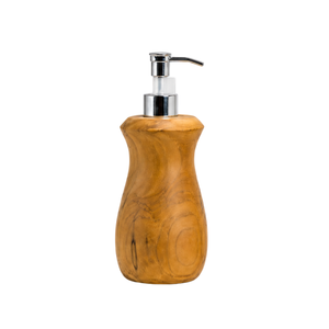 ARTERRA Luxury Teak Wood Modern <b>Dispenser</b> Holder for Liquid Soap & <b>Shampoo</b>-Durable Waterproof Eco-Friendly Bathroom Use - Product Image 2