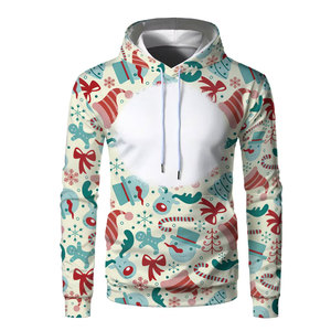 Sudaderas con Capucha Sublimadas al por Mayor de Fábrica, Sudaderas con Capucha de Gran Gramaje con Estampado Completo, Sudaderas con Capucha Sublimadas Personalizadas con Hombros Caídos - Product Image 5