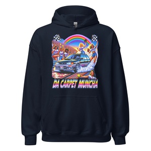 Sudadera con Capucha Da Carpet, Ecológica, 100% Algodón, Bordada con Diseño Divertido LGBTQ, para Hombre, Corte Holgado - Product Image 3