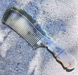 Peine de Cuerno de Búfalo para Extensiones de Cabello, Pulido, Estilo Animal, Ecológico, Forma Natural, Color Natural, Mejor Calidad - Product Image 6