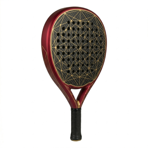 Raquette de padel personnalisée en fibre de carbone, professionnelle, légère, noyau en mousse EVA, marque privée, fabricant OEM en gros - Product Image 2