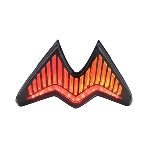 Pièces de moto Lentille de fumée Feux arrière LED avec clignotant pour RS660 2021-2023 - Product Image 1