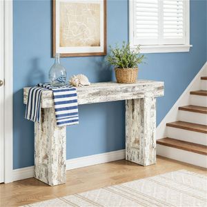 Elegante Tavolo Consolle in Legno Stile Rustico per Ingresso o Arredamento Soggiorno - Product Image 3