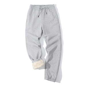 Women's Harem Pants Solid Color Drawstring <b>Waist</b> Loose Fit Full Length Casual Autumn Wear Knitted Cotton Pants - Product Image 5