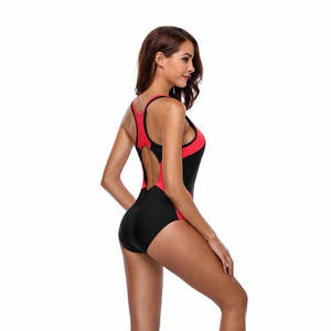 Maillot de bain une pièce pour femmes de qualité supérieure, couleur unie, maillot de bain athlétique dos nu pour femmes, prix abordable - Product Image 5