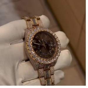 Brand New High Quality Customized Iced Out Lab Grown VVS Diamonds Studded Business Hip Hop <b>Watch</b> 20mm Glass Band Gift <b>for</b> <b>Men</b> - Product Image 2