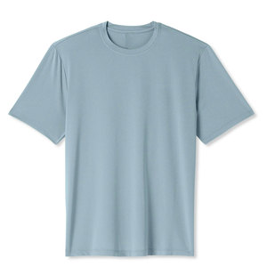 T-shirt personnalisé en polyester pour homme, vêtements de sport pour entraînement en salle de sport professionnel, innovation de vêtements athlétiques de nouvelle génération, vêtements de base haut de gamme OEM - Product Image 5