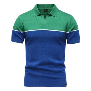 Chemises Polo à Manches Courtes 100% Coton Fabriquées Professionnellement Tissu Respirant Écologique Chemises Polo Personnalisables pour Hommes - Product Image 2
