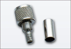 Advanced MINI UHF Plug RG 58 RF Coaxial Connector Nickel <b>Chrome</b> Plated Polished Finish - Product Image 4