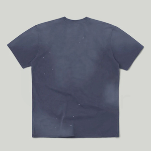 T-shirt en coton tricoté uni pour homme, col rond, manches courtes, coupe classique, vêtements décontractés - Product Image 3