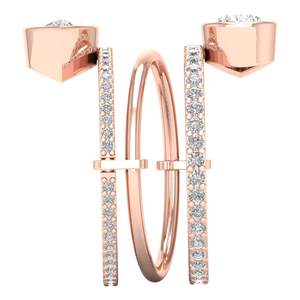 Bagues solitaires REYES en argent sterling 925 de haute qualité, bijoux fins pour mariage, double coupe poire, 2,14 carats, moissanite, pour femmes - Product Image 3