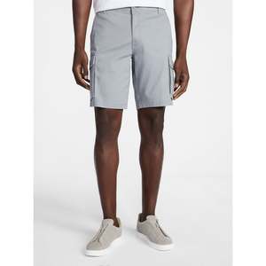 Wholesale Mid Rise Waist Knee Length 100% Cotton OEM Custom Made Logo Anti-Wrinkle Multi Pockets Woven Men's Cargo Shorts - Product Image 4