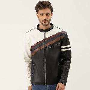 VESTES EN CUIR DE BIKER OEM ODM Matériel en cuir de haute qualité Meilleur design Veste en cuir à col rabattu pour hommes - Product Image 1