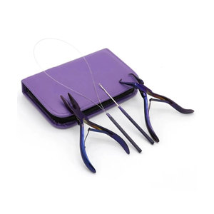 Kit d'application d'extensions capillaires, ensemble complet d'outils de beauté pour les stylistes professionnels - Product Image 1