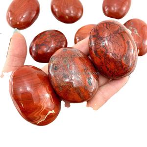 หินจัสเปอร์สีแดงขัดเงาหินอัญมณีกึ่งมีค่าธรรมชาติบำบัดหินเรกิและฮวงจุ้ยสไตล์แกะสลัก - Product Image 1